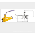 full weld ball valve with different standard applications to gas pipeline and heating pipeline DN15- DN1400 with patent